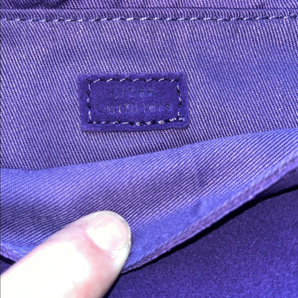 Urban Outfitters Purple Suede Crossbody - Picture 2 of 8